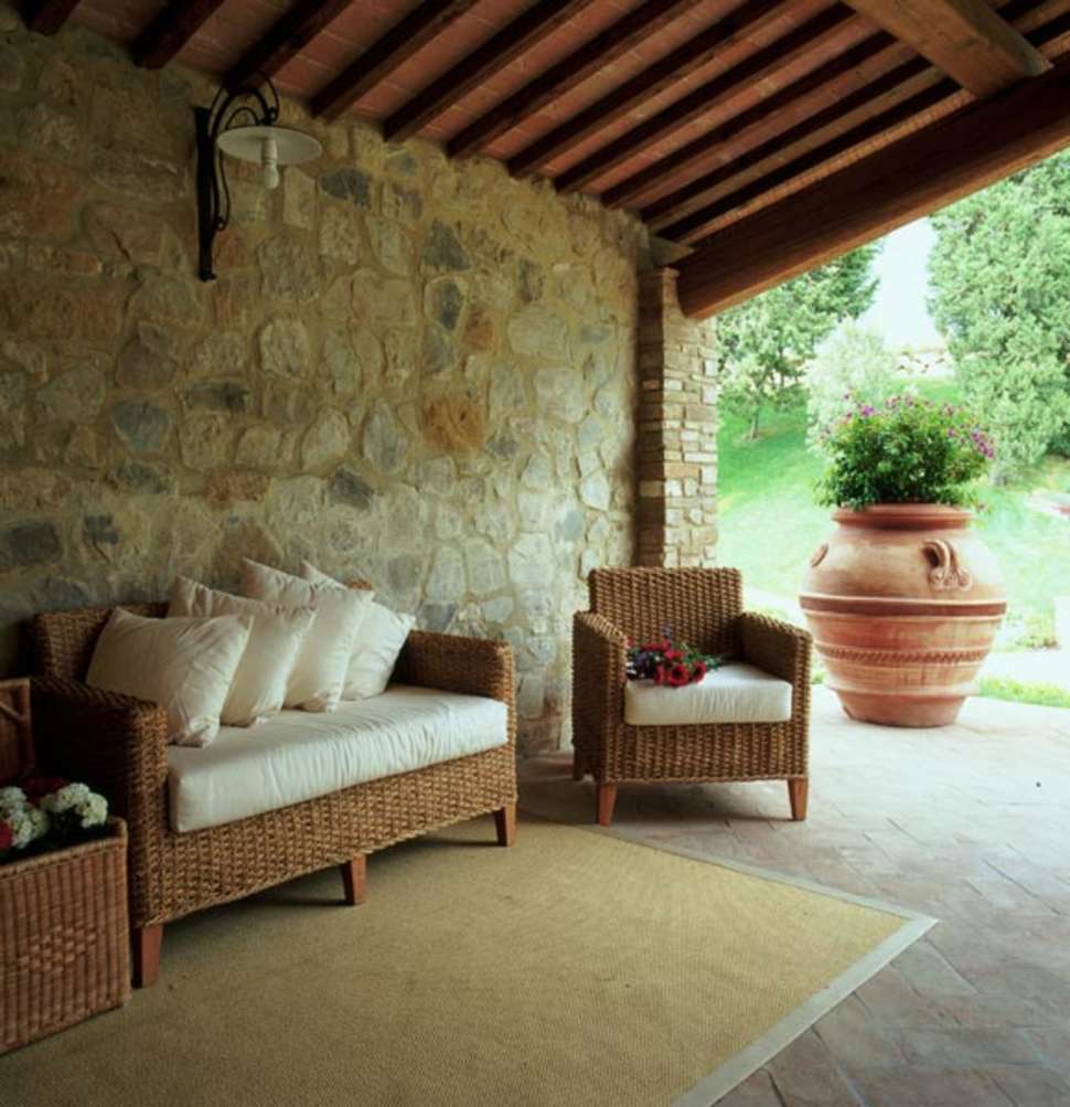 Een foto van het terras bij Borgo Della Meliana