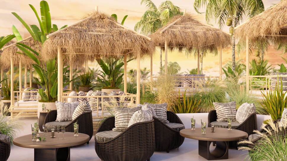 Een foto van het terras bij Dreams Jardin Tropical Resort & Spa