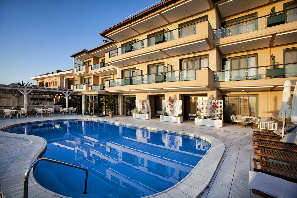 Een foto van het zwembad bij Rigas Boutique Hotel