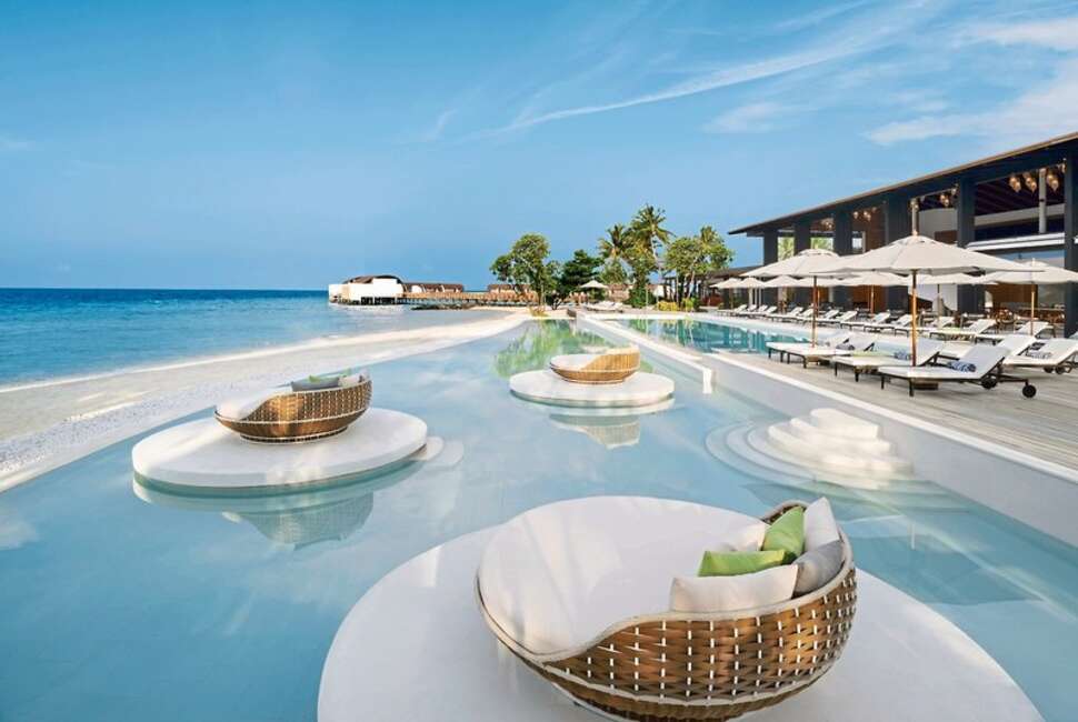 Ein Foto The Westin Maldives Miriandhoo Resort