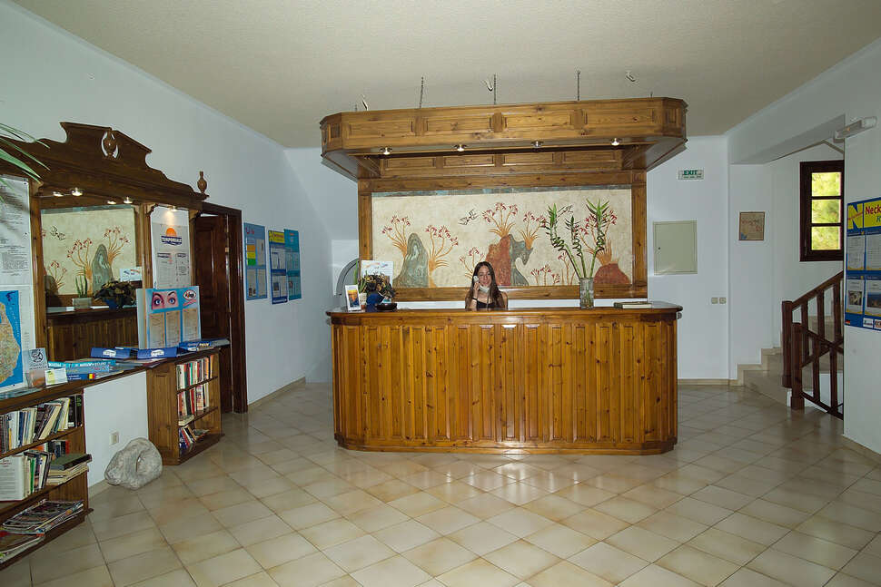 Een foto van het interieur van Hotel Zephyros