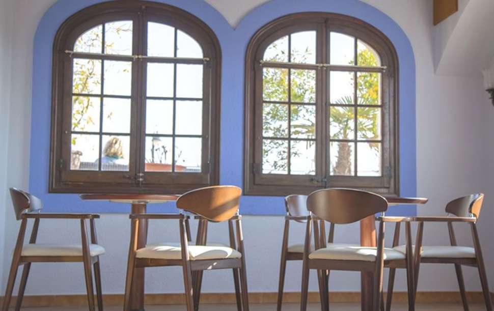 Een foto van het interieur van Hotel Lloret Santa Rosa