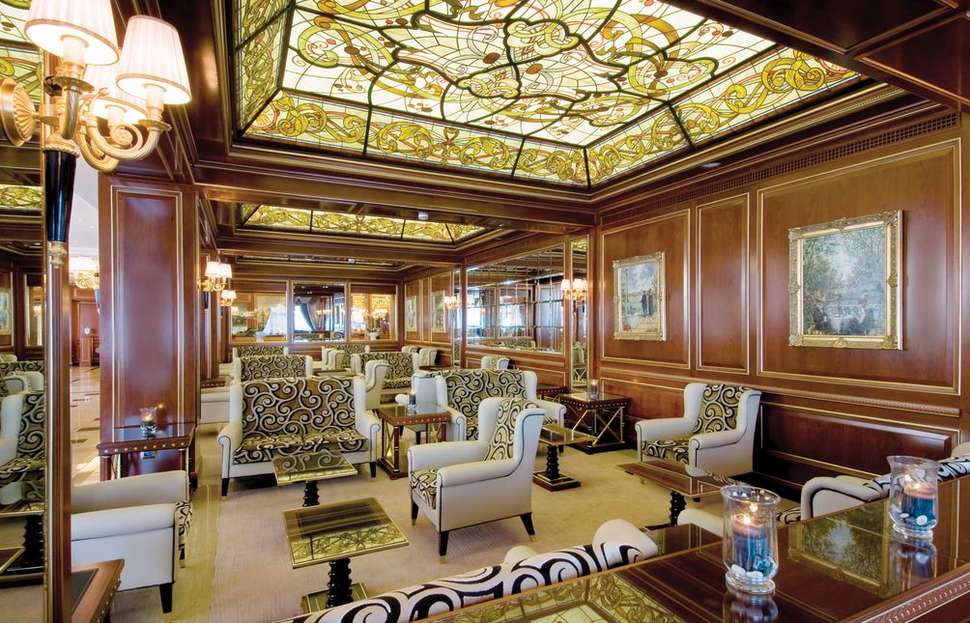 Een foto van het interieur van Hotel Splendid