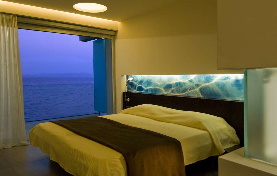 Ein Foto von einer Übersicht des Kos Aktis Art Hotel