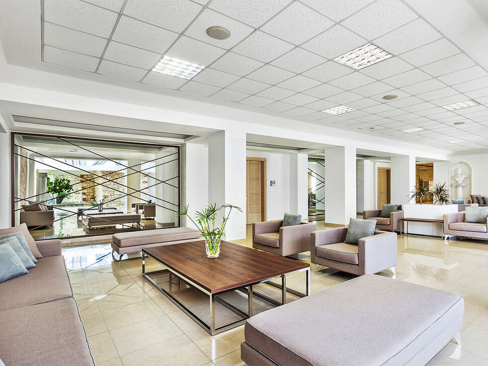 Een foto van het interieur van Hotel Kriopigi