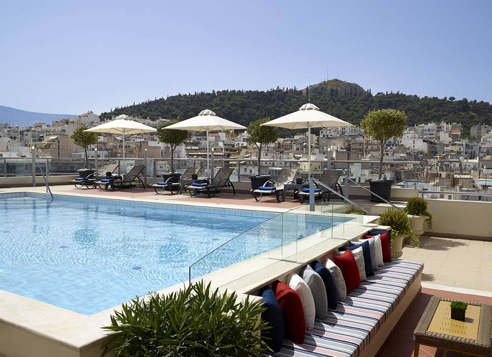 Een foto van het zwembad bij Athens Zafolia Hotel