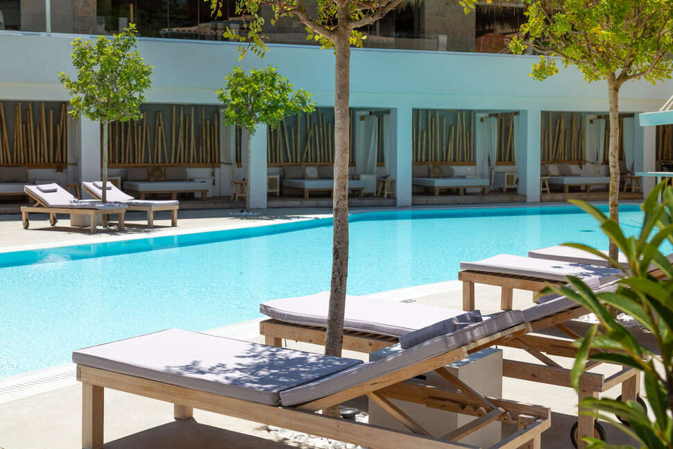 Ein Foto vom Pool im Crystal Waters