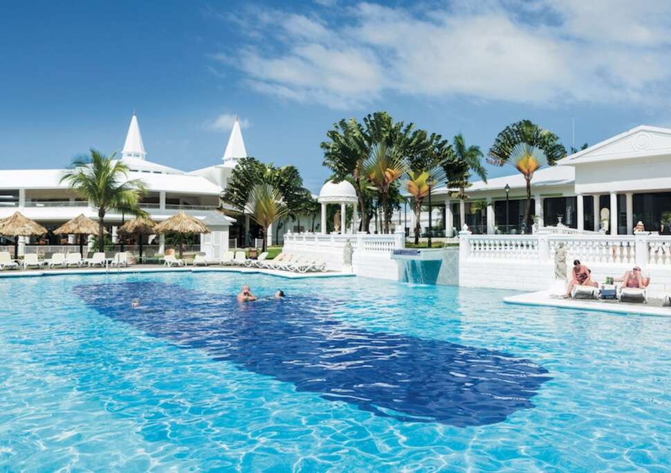 Een foto van een overzicht van Riu Negril