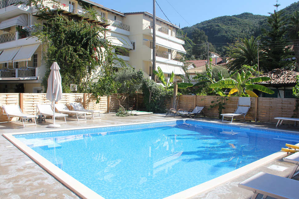 Ein Foto vom Pool im Vassiliki Bay