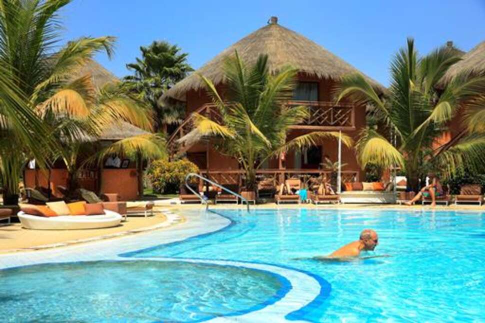 Een foto van een overzicht van Lamantin Beach Hotel Resort & Spa