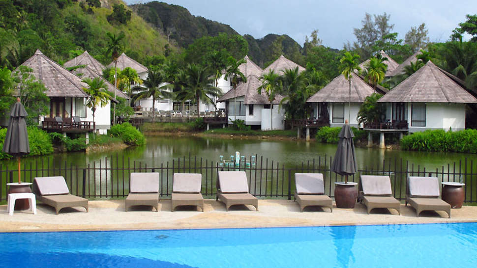 Een foto van een overzicht van Hotel Peace Laguna Resort