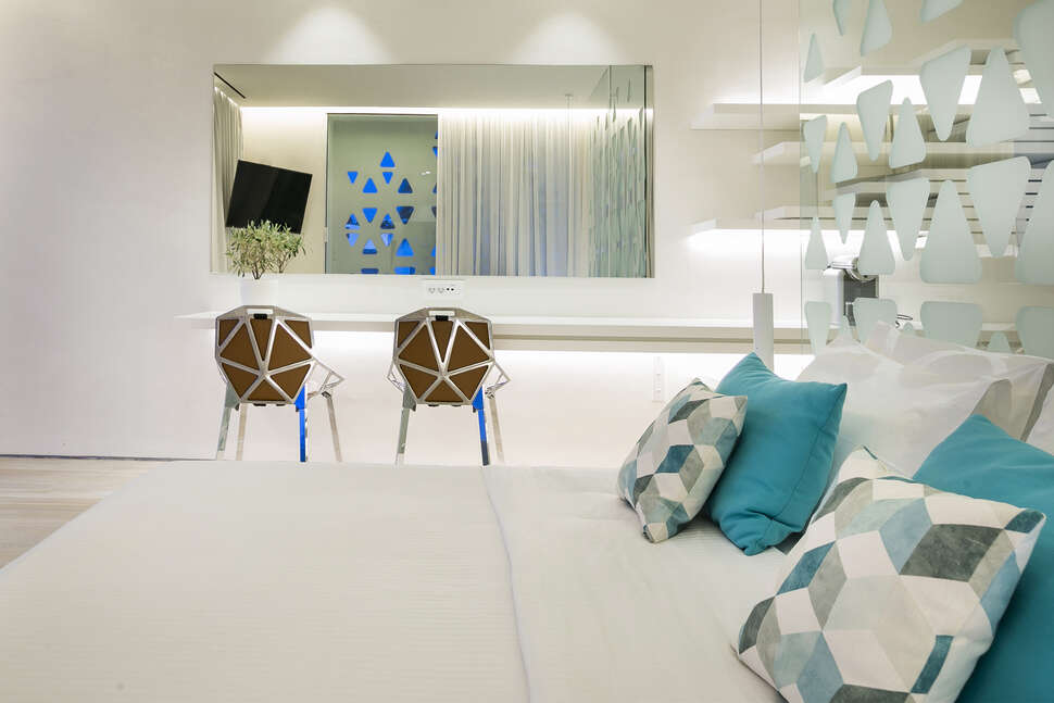 Ein Foto Mykonos Dove Beach Hotel