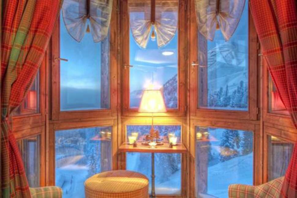 Een foto van het interieur van Les Balcons de Belle Plagne