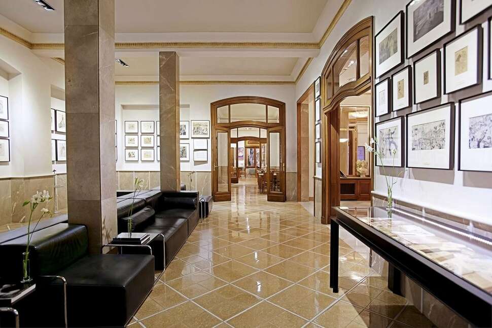 Een foto van het interieur van Hotel Astoria Barcelona
