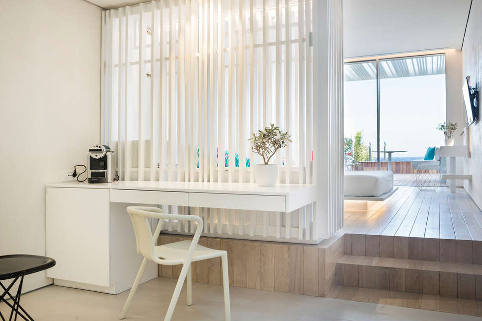 Ein Foto Mykonos Dove Beach Hotel