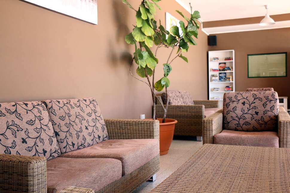 Een foto van het interieur van Colina Mar Appartementen