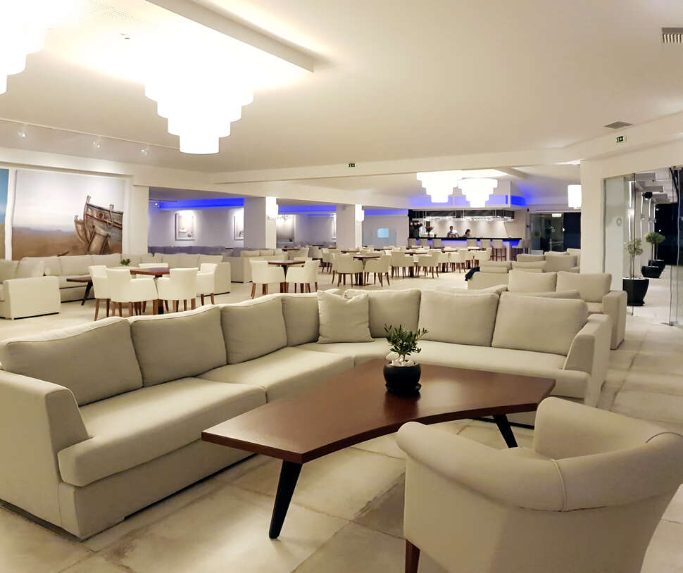 Een foto van het interieur van Alexandros Palace Hotel & Suites