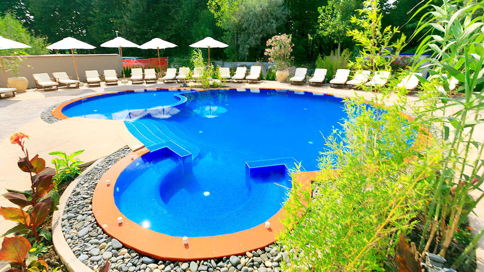 Een foto van het zwembad bij Cascadas Family Resort