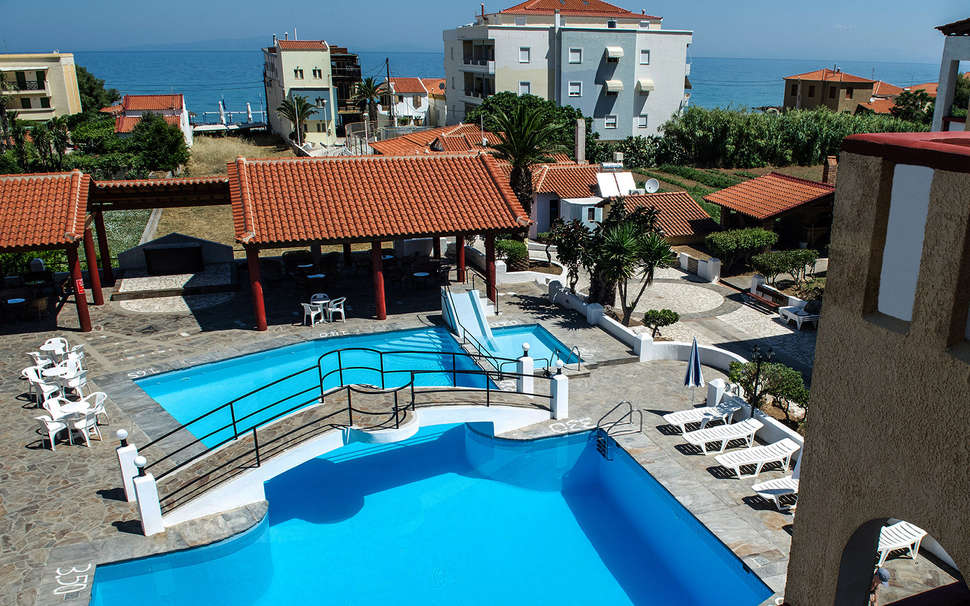 Ein Foto vom Pool im Anema by the Sea Guesthouse