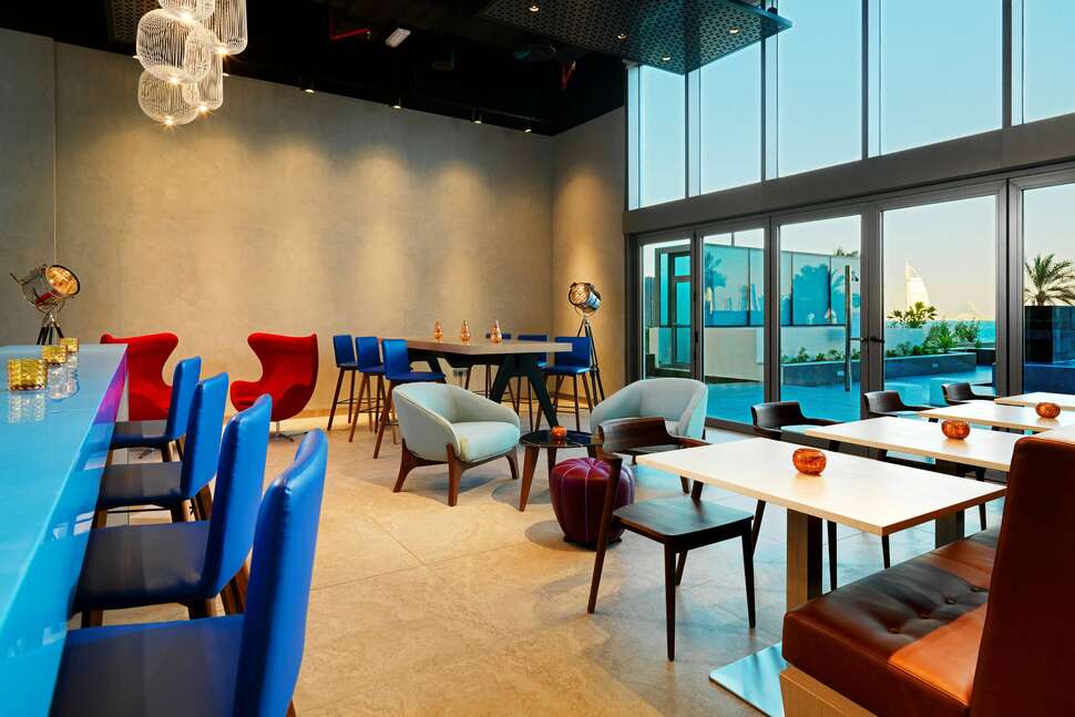 Een foto van het interieur van Aloft Palm Jumeirah