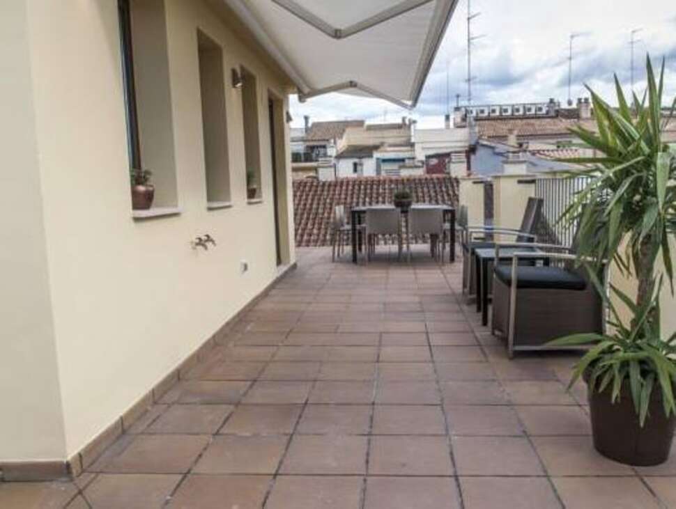 Een foto van het terras bij Appartementen Mon Suites Catedral