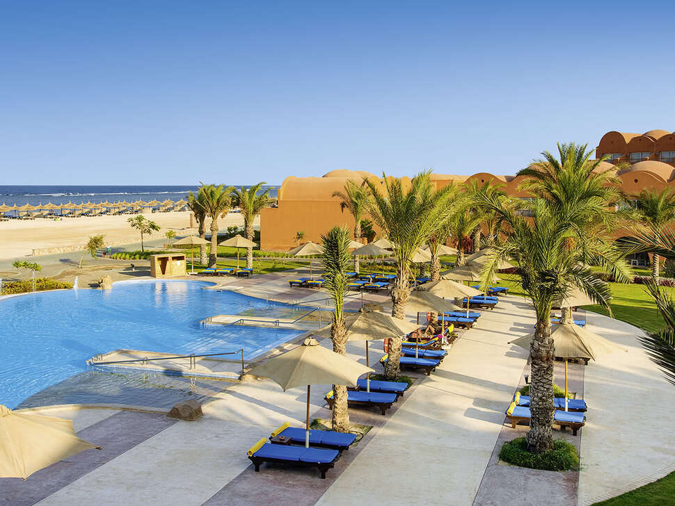 Ein Foto vom Pool im Novotel Marsa Alam