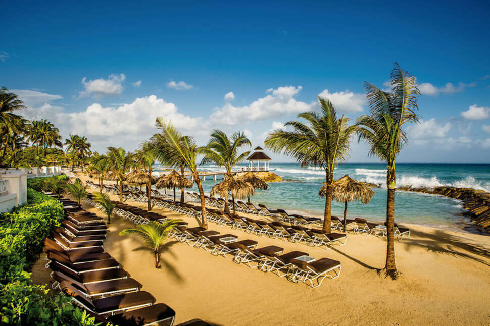 Ein Foto vom Strand beim Hyatt Ziva Rose Hall
