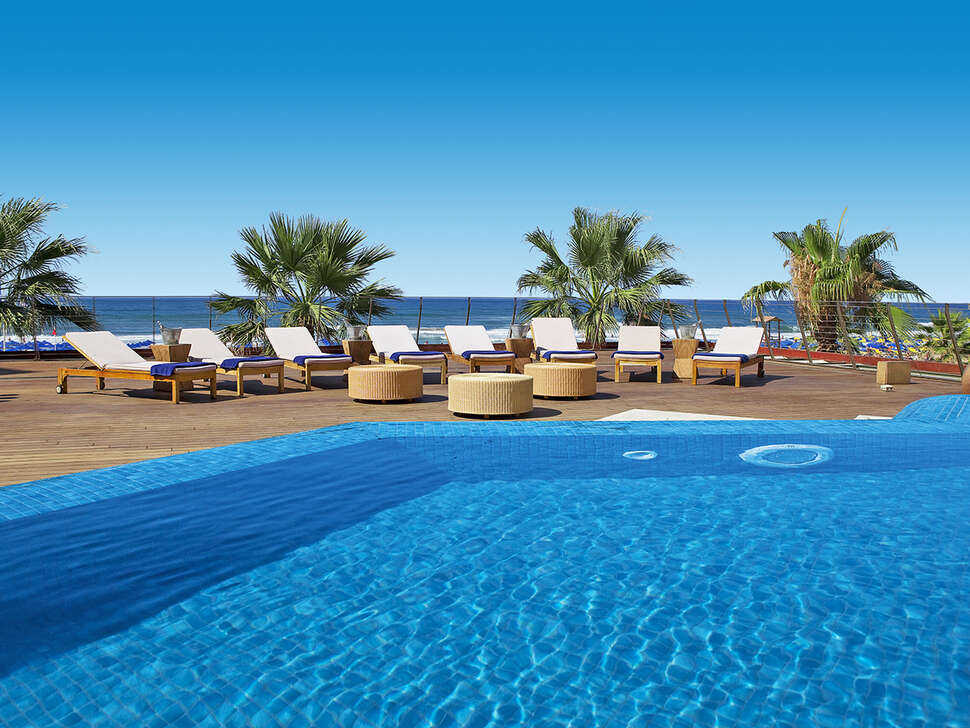 Ein Foto vom Pool im Aquila Porto Rethymnon