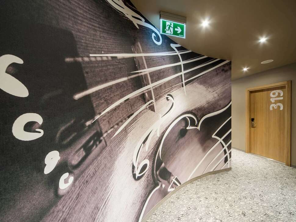 Een foto van het interieur van Ibis Riga Centre
