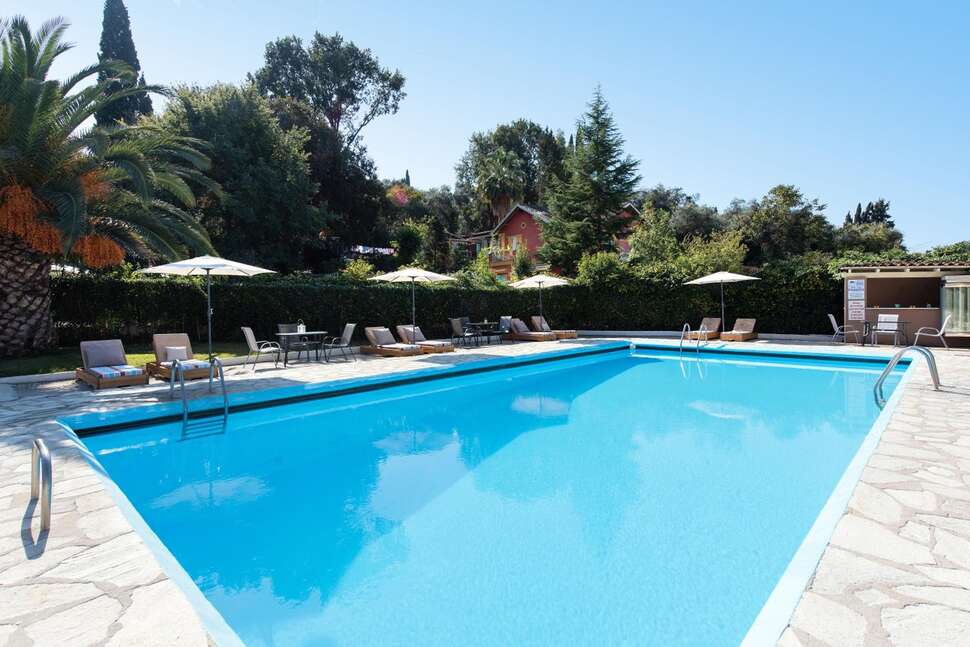 Een foto van het zwembad bij Hotel Anita Corfu