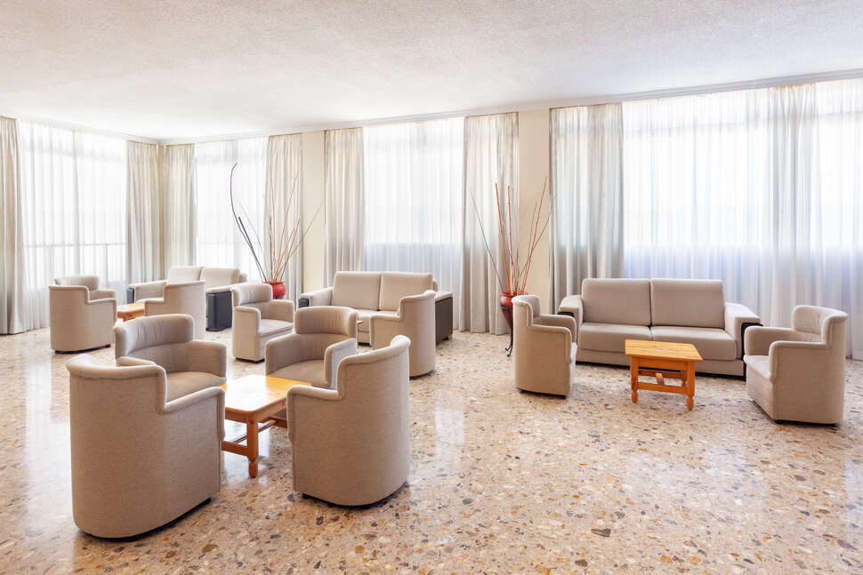 Een foto van het interieur van Hotel Panoramica Garden