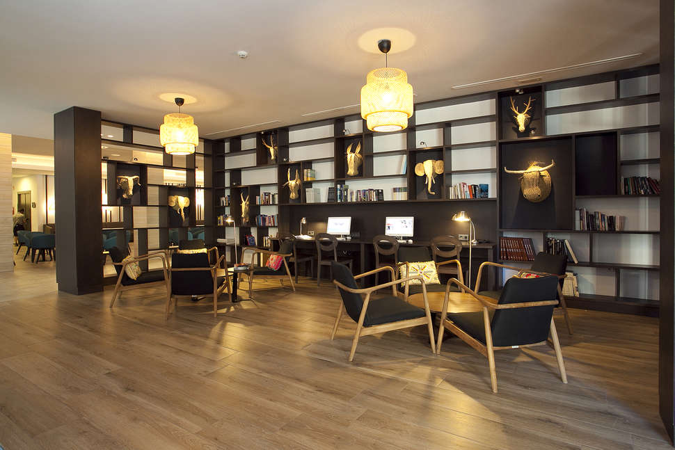 Een foto van het interieur van Hotel Cap Negret