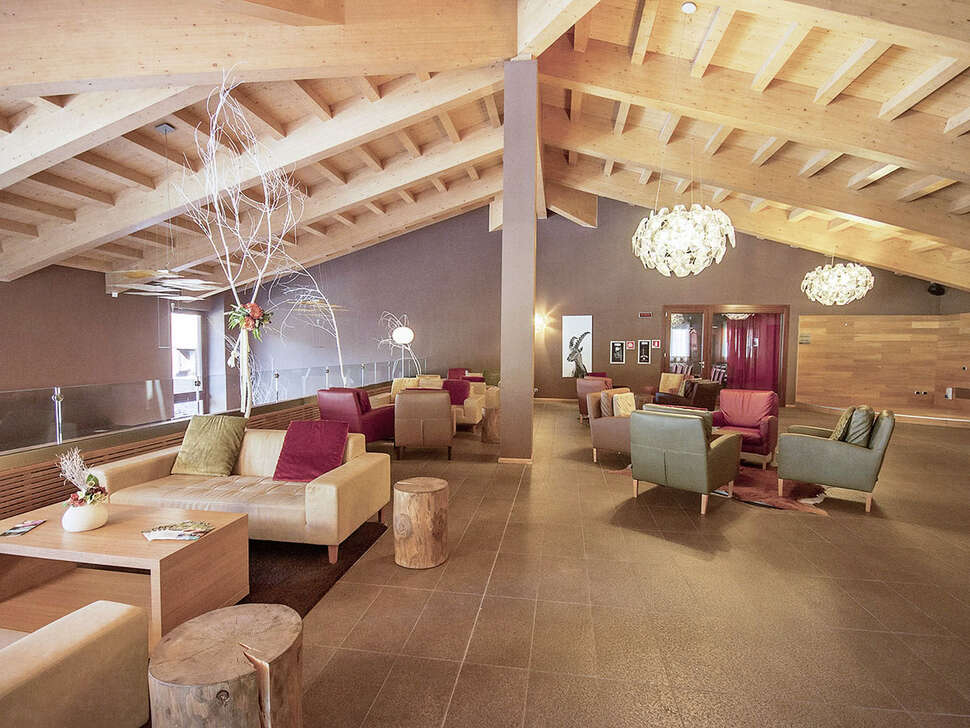 Een foto van het interieur van Blu Hotel Acquaseria