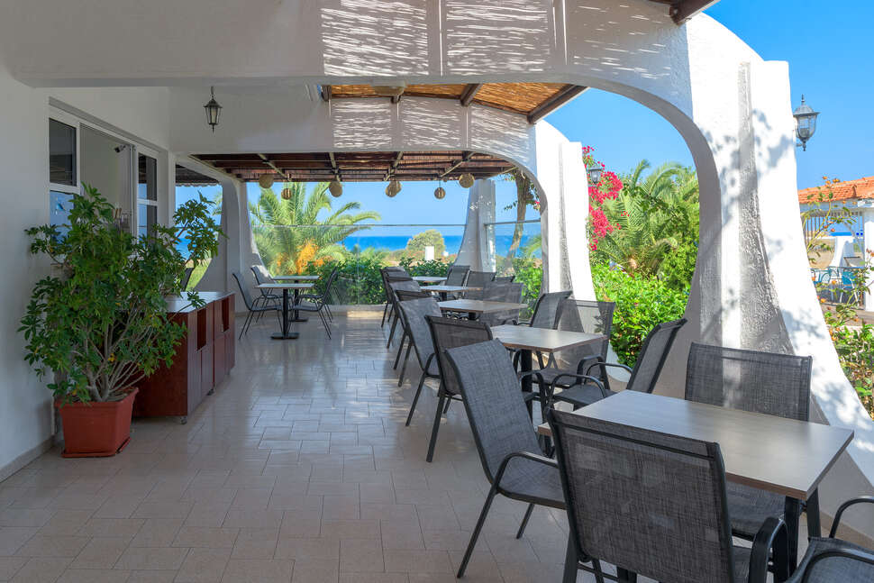Een foto van de faciliteiten bij Nirvana Beach Hotel