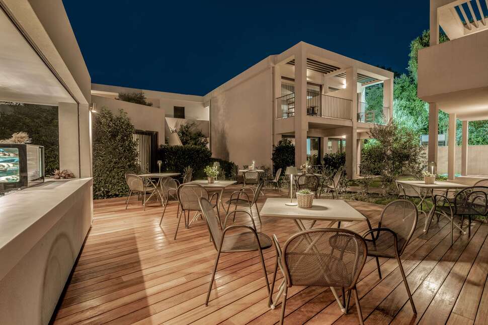 Een foto van de faciliteiten bij New Beach Hotel