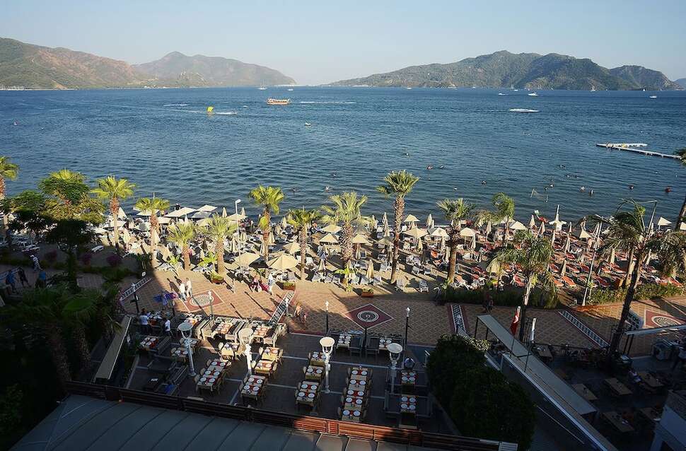 Ein Foto von den Einrichtungen im Maris Beach Hotel