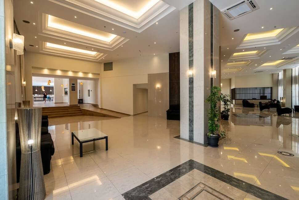 Een foto van het interieur van Castellum Suites