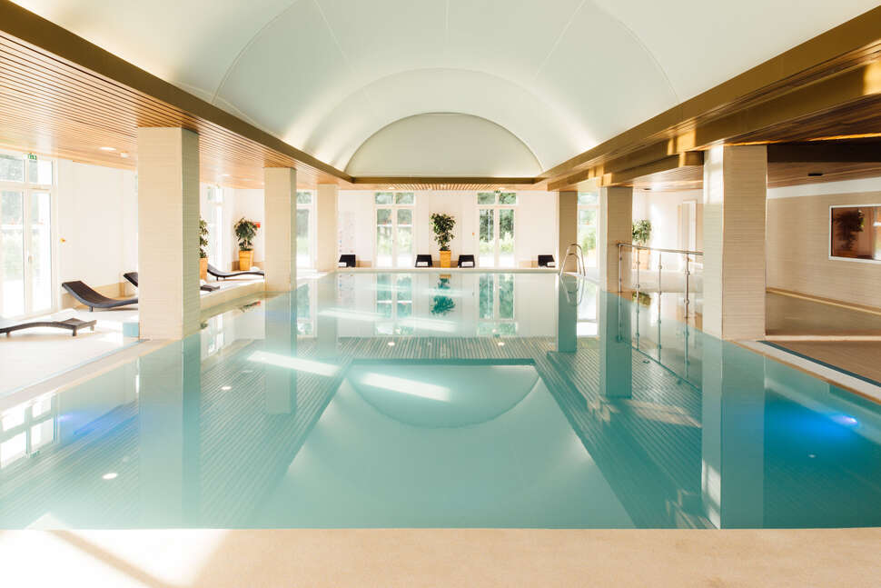 Ein Foto vom Pool im Grand Magic Hotel