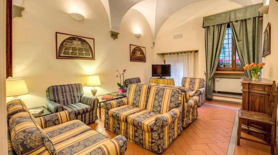 Een foto van het interieur van Hotel Botticelli