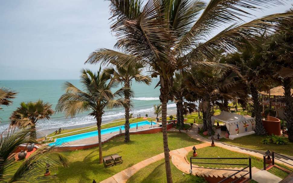 Een foto van het zwembad bij Ngala Lodge