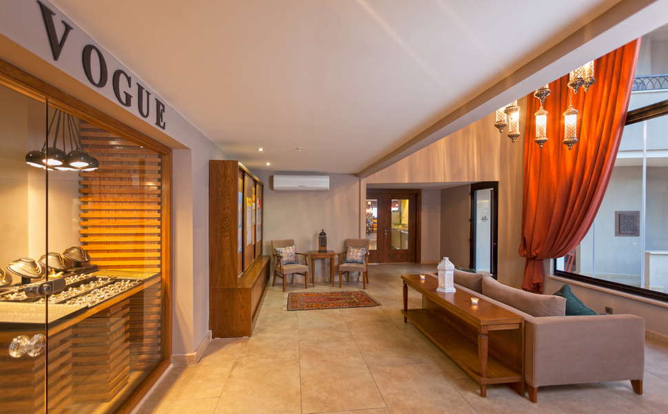 Een foto van het interieur van Alaaddin Beach Hotel