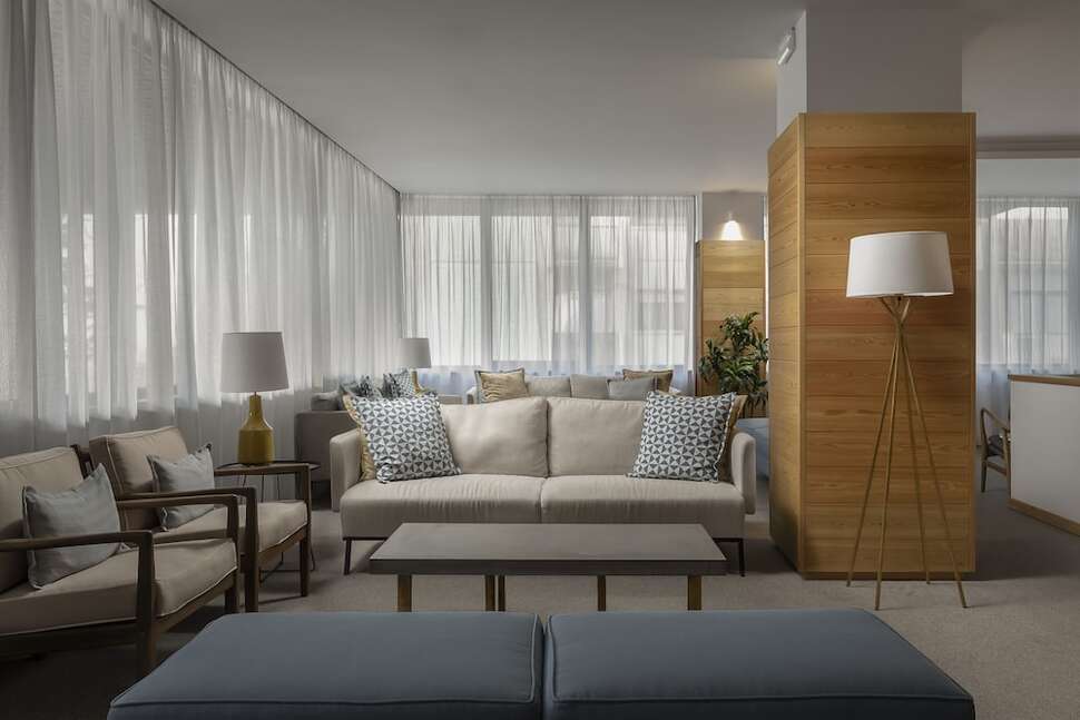 Een foto van het interieur van Hotel Clip Porto Gaia