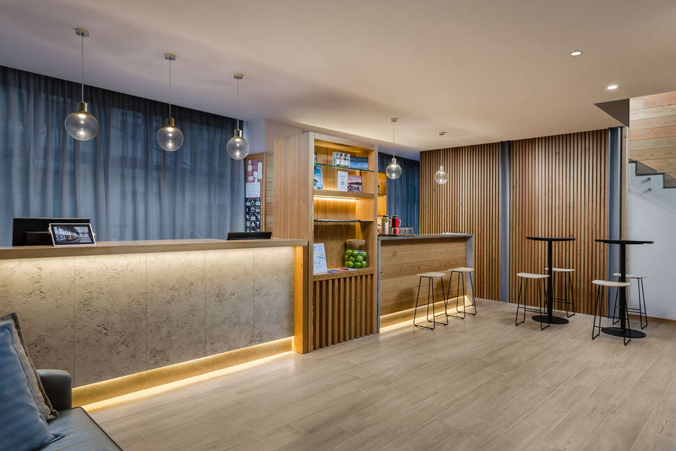 Een foto van het interieur van Hotel Clip Porto Gaia