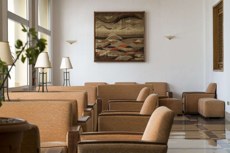 Een foto van het interieur van Calimera Yati Beach