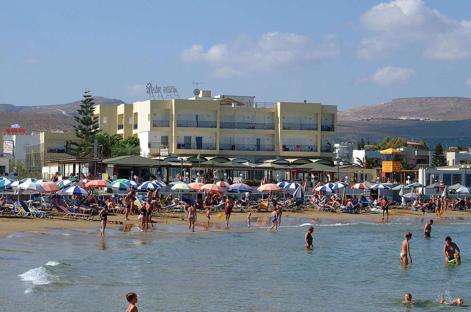 Een foto van de buitenkant van Hotel Astir Beach