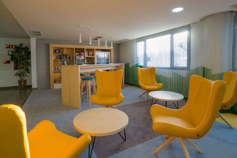 Een foto van het interieur van Relaxia Lanzaplaya Appartementen