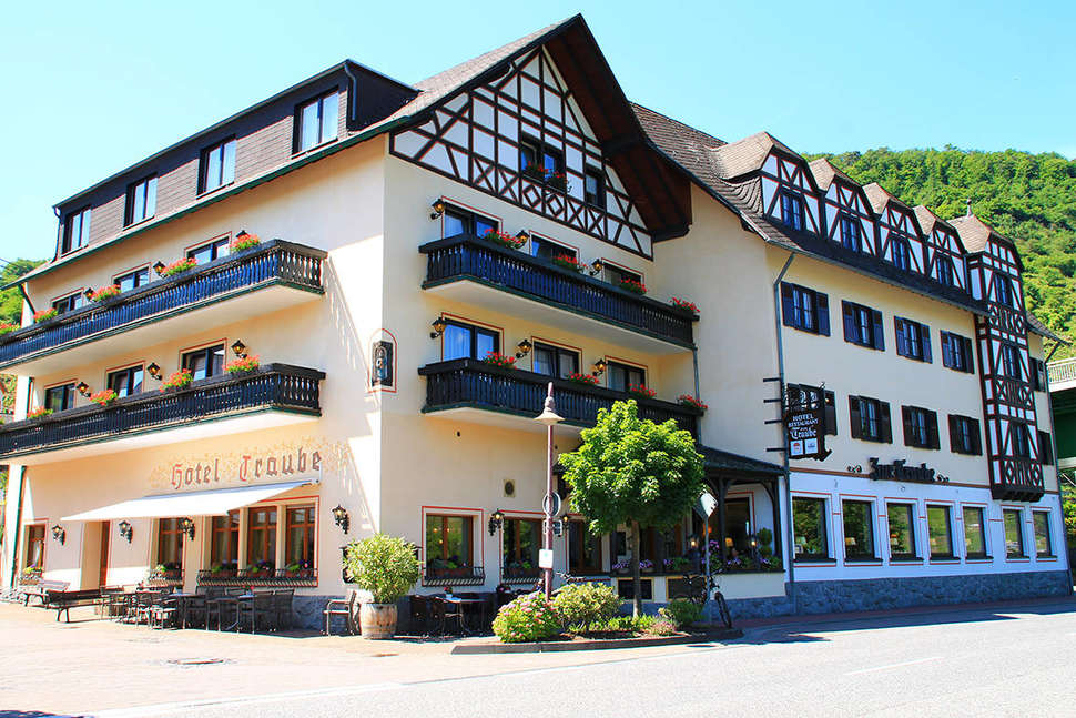 Een foto van een overzicht van Hotel Zur Traube