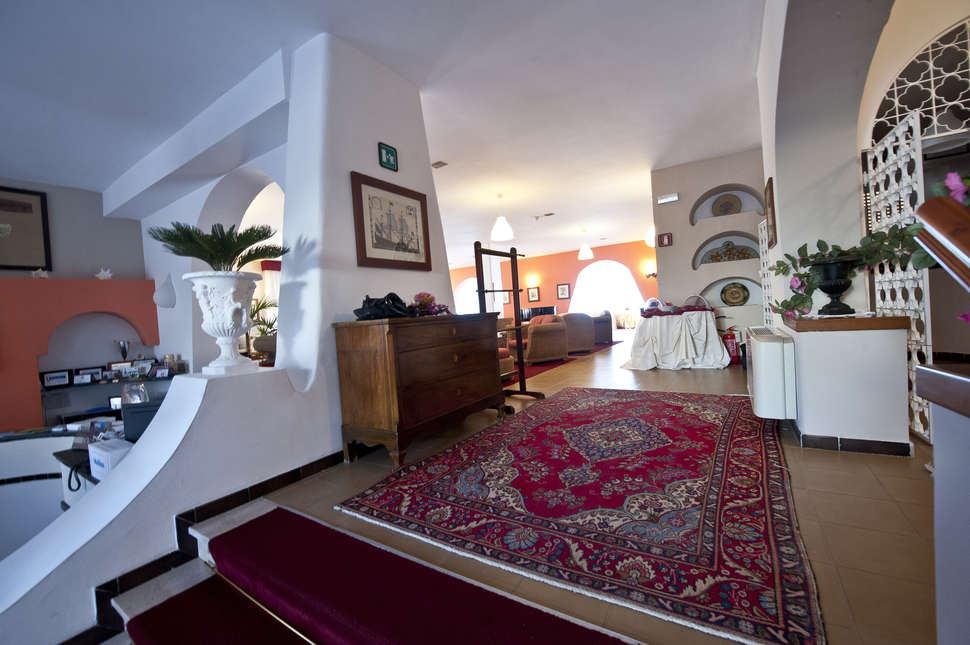 Een foto van het interieur van Hotel Degli Aranci Vieste