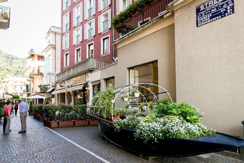 Een foto van de buitenkant van Hotel Milan Speranza au Lac