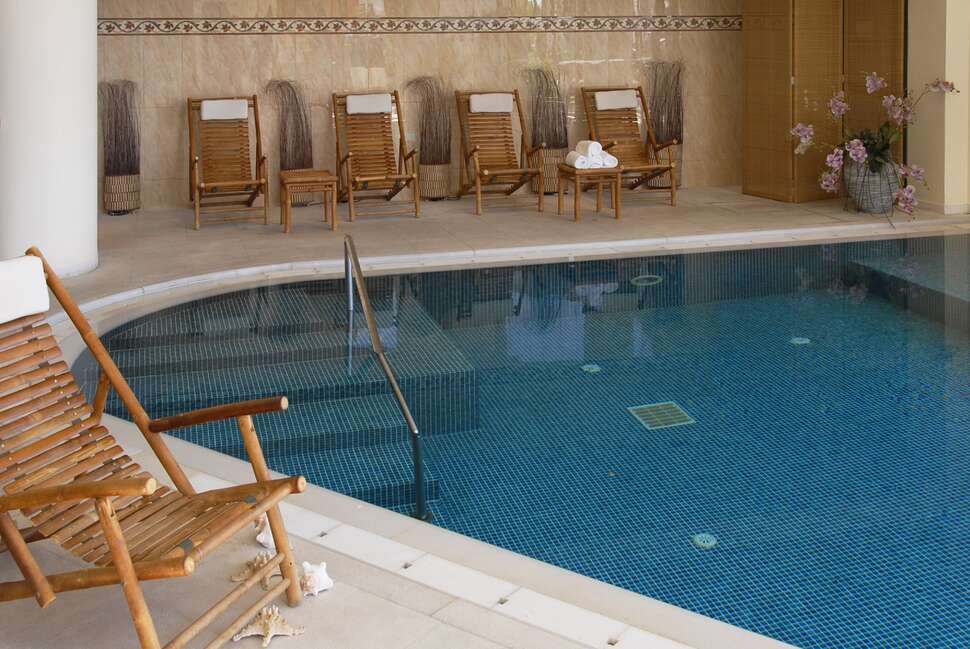 Ein Foto vom Pool im Aquila Porto Rethymnon